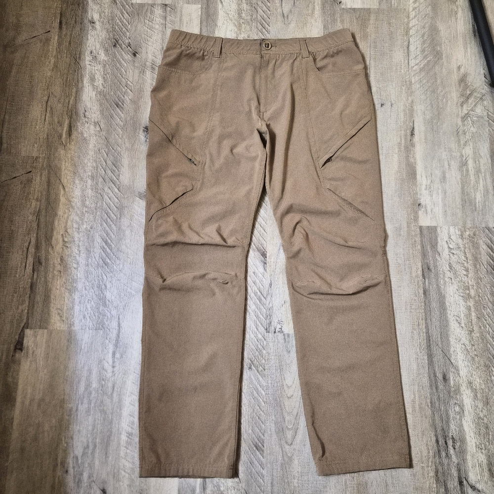 Under Armour Men’s Brown Tactical Cargo Pants 38x32 Loose Fit Hiking Workwear